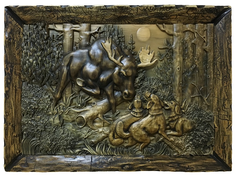 

Панно настінне дерев'яне WoodArt v0006
