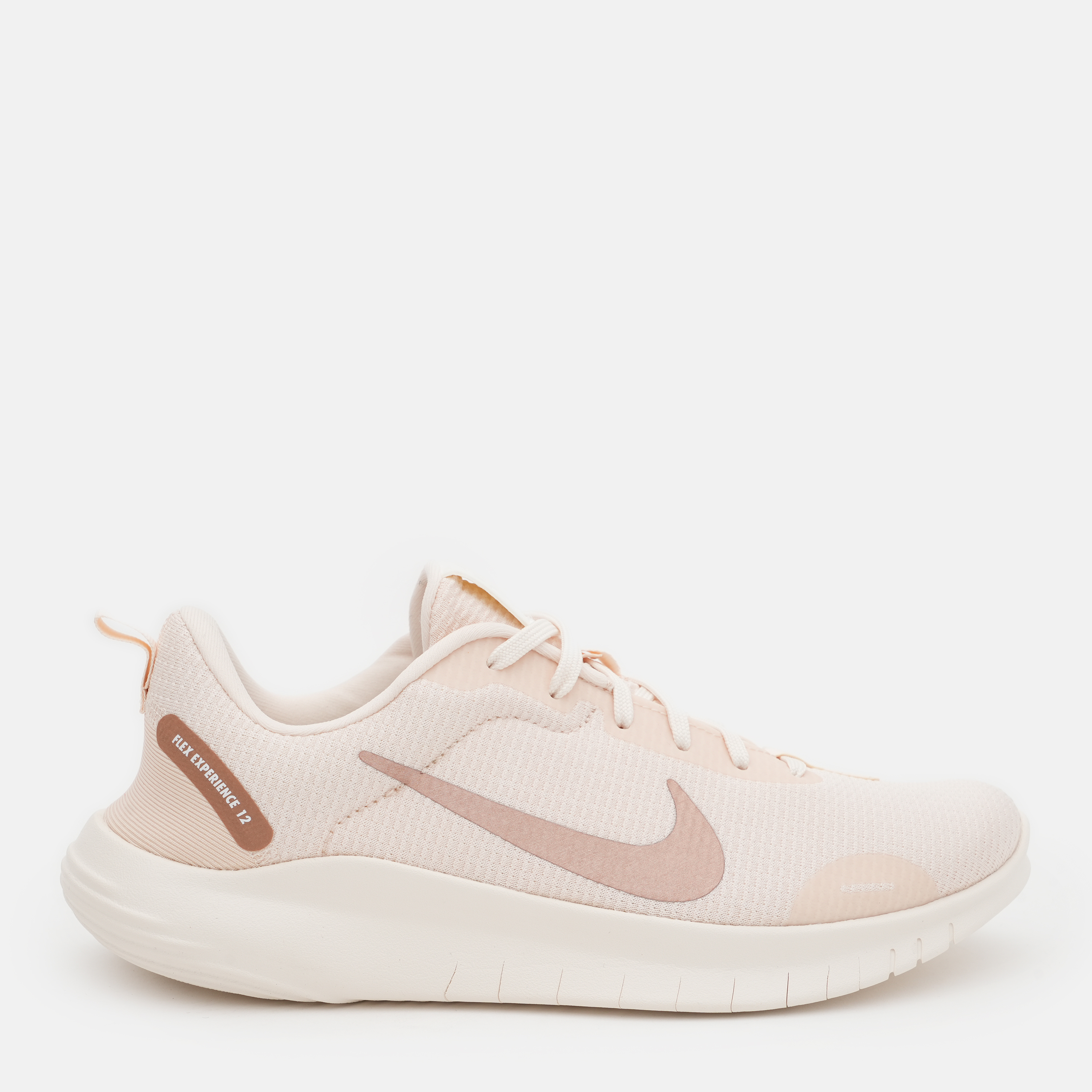 Акція на Жіночі кросівки для бігу Nike Flex Experience Rn 12 DV0746-800 38 (7US) 24 см Бежеві від Rozetka