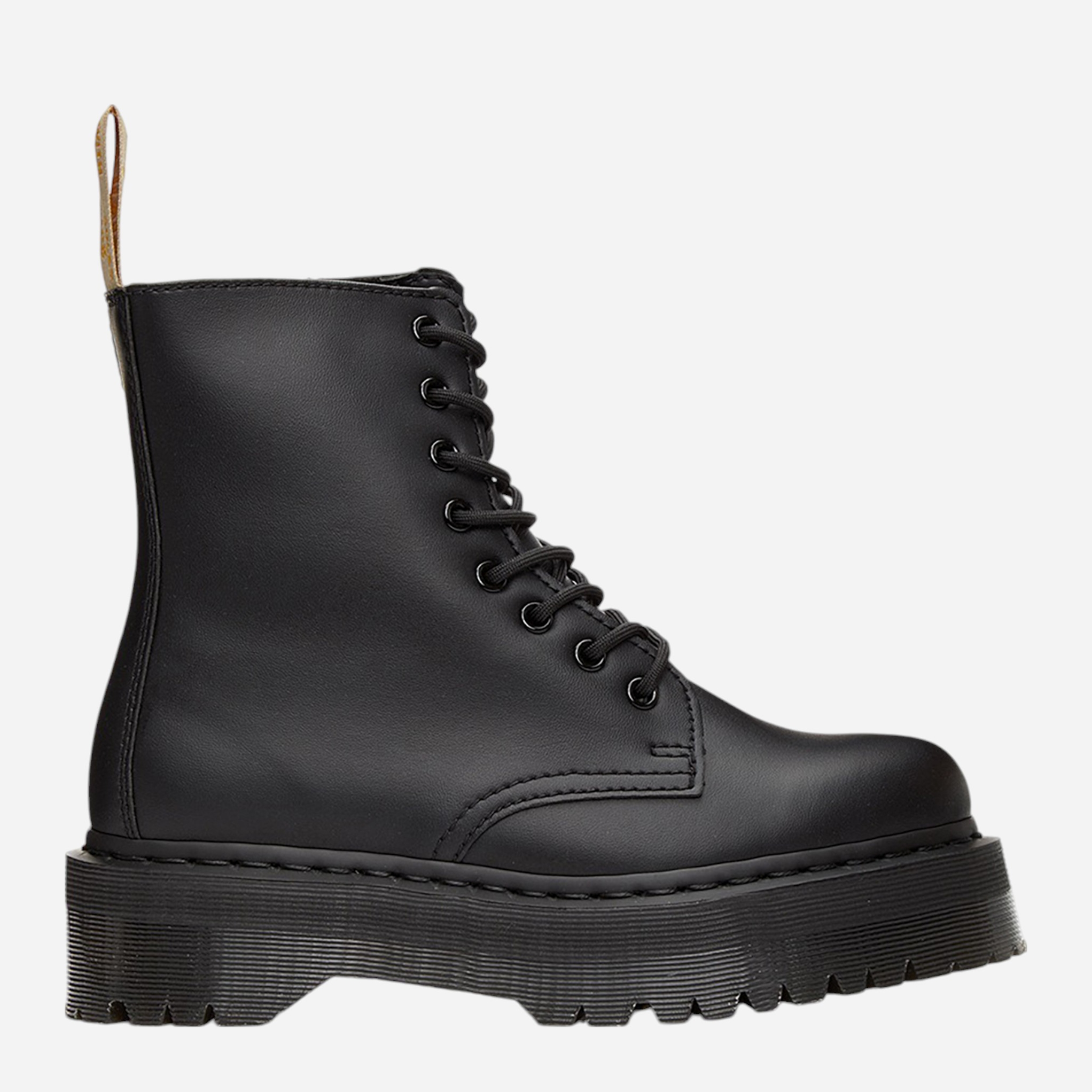 Акція на Жіночі берці високі Dr. Martens Jadon II Vegan 25310001 37 Чорні від Rozetka