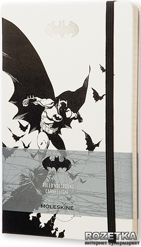 

Записная книга Moleskine Batman 13 х 21 см 240 страниц в линейку Белая (8052204400935)
