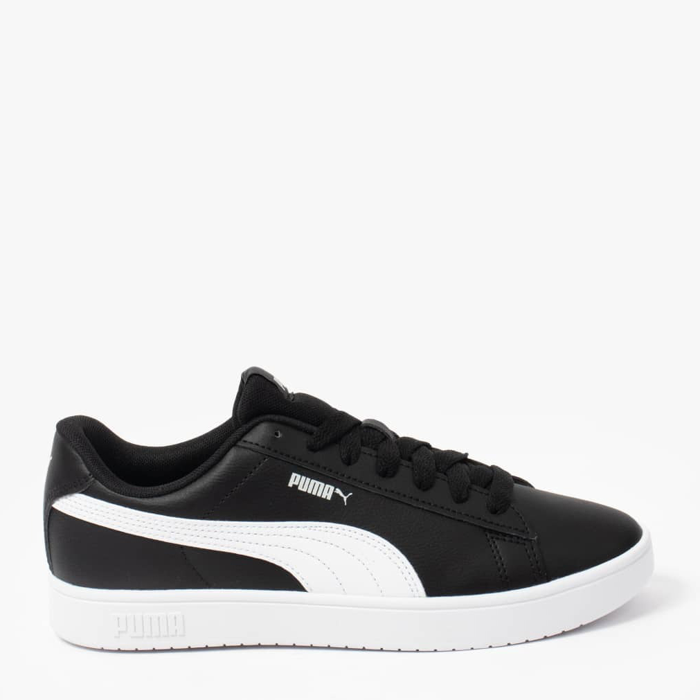 Акція на Чоловічі кеди низькі Puma Rickie Classic 39425106 44.5 (10UK) 29 см Puma Black-Puma White-Cool Light Gray від Rozetka