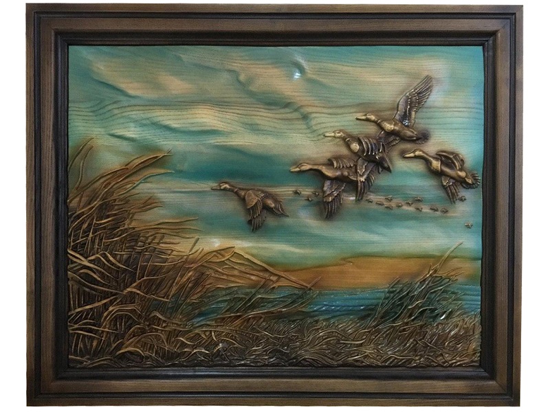 

Панно настінне дерев'яне WoodArt v0081