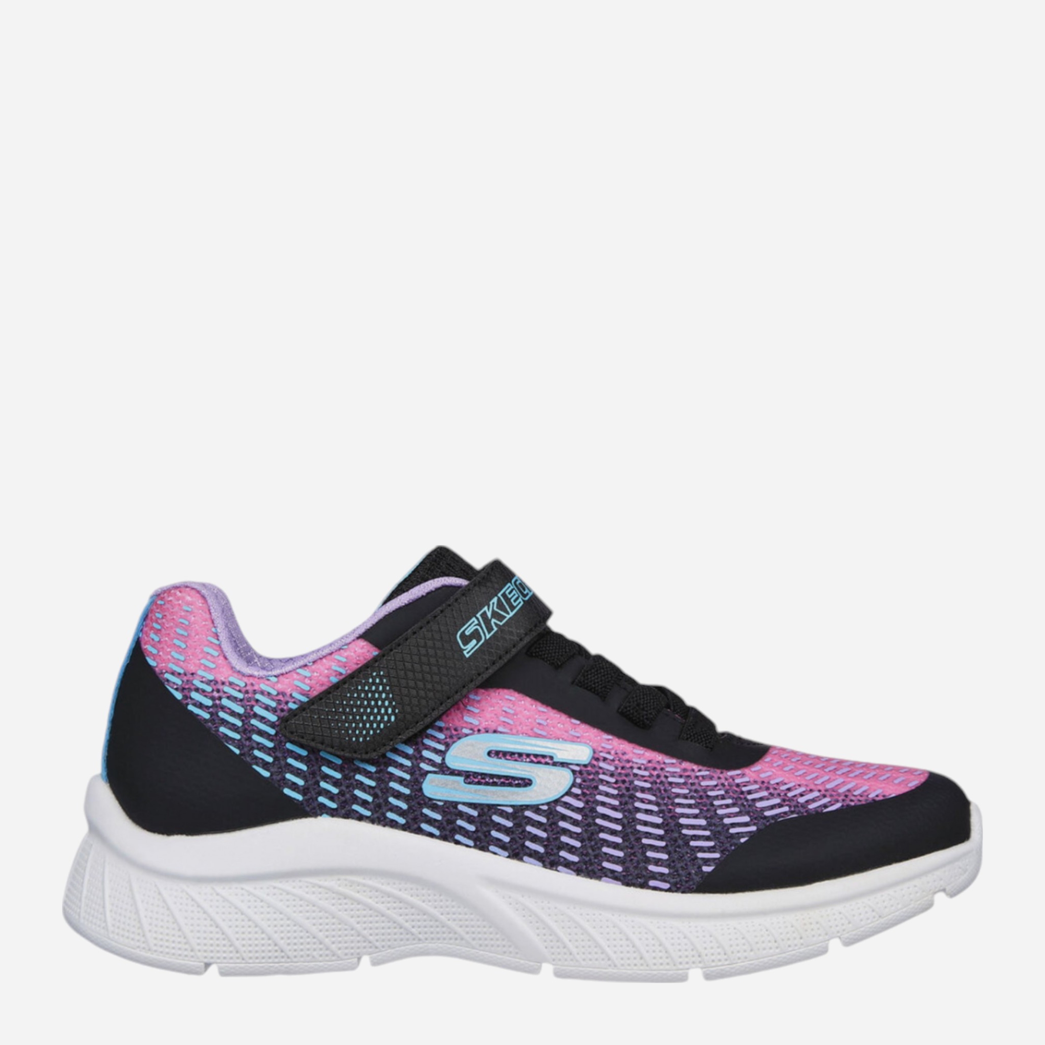 Акція на Дитячі кросівки для дівчинки Skechers Microspec Plus Disco Dreaming 303532L 28 Чорний/Рожевий від Rozetka