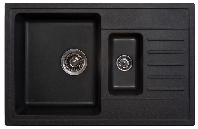 Кухонная мойка гранит METALAC X GRANIT QUADRO PLUS 1.5 D (158549 ...