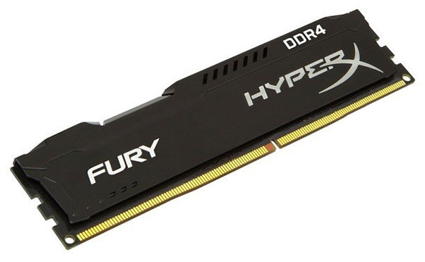 Оперативная память HyperX DDR4-2400 8192MB PC4-19200 Fury Black