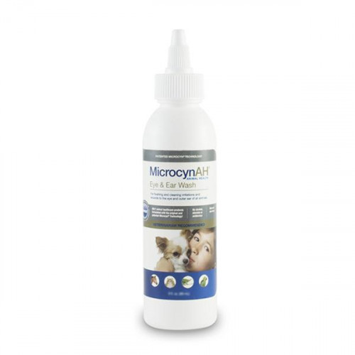 

Капли Microcyn Eye&Ear Wash для глаз и ушей всех видов животных, 90 мл