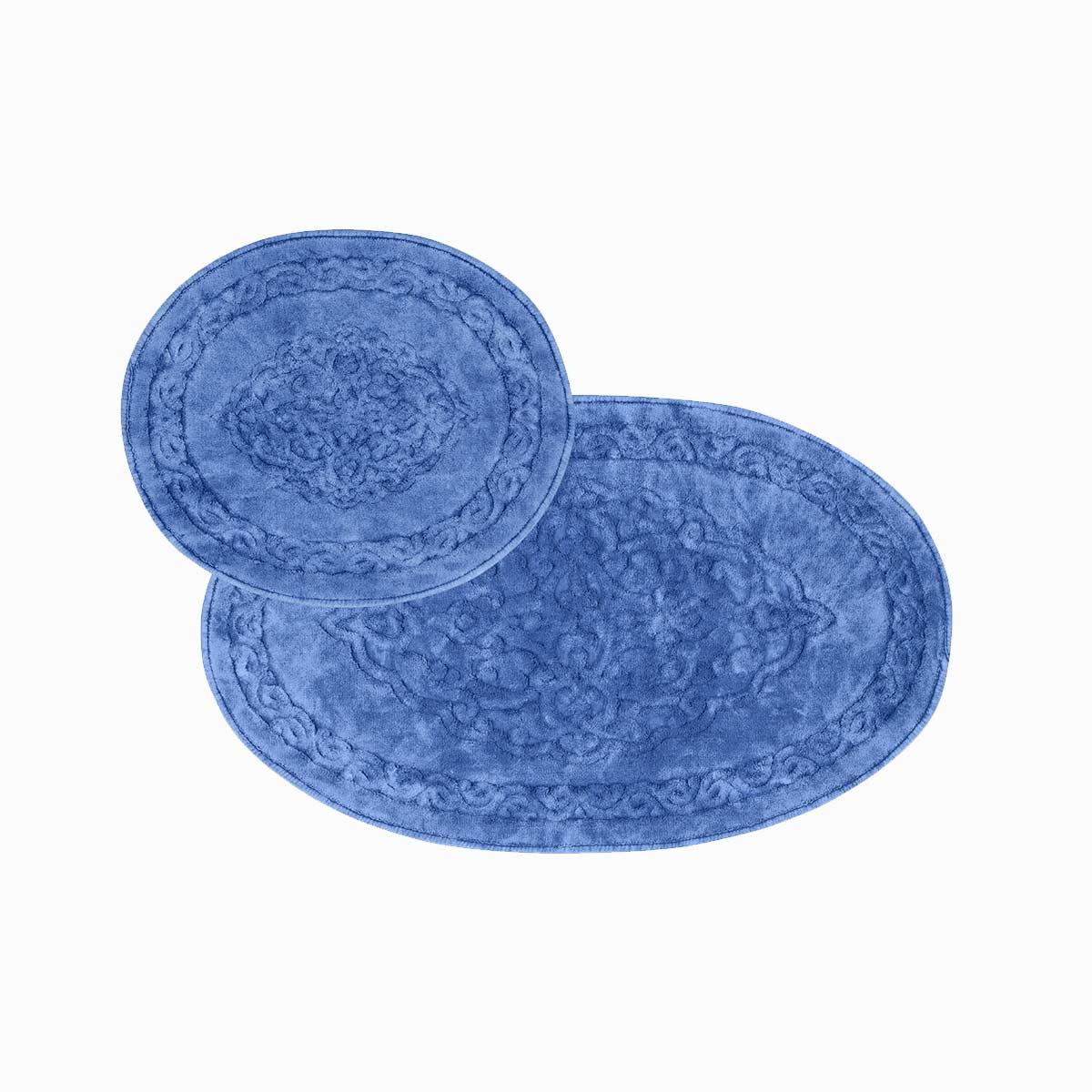 

Набор ковриков Arya Antik 2 предмета голубые AR-TR1006873-blue