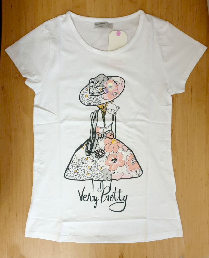 

Футболка Glo-Story 11342 158 см Белая