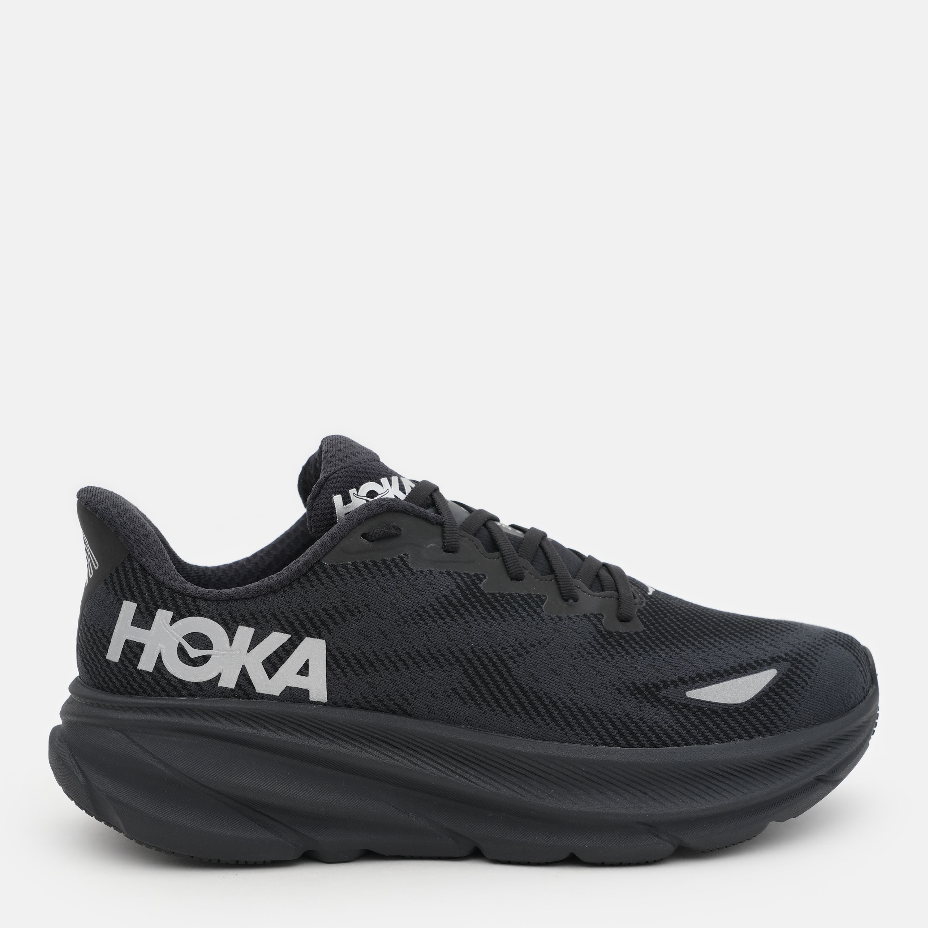 Акція на Чоловічі кросівки для бігу з Gore-Tex HOKA ONE ONE M Clifton 9 Gtx 1141470F-BBLC 41.5 (8US) 26 см Чорні від Rozetka