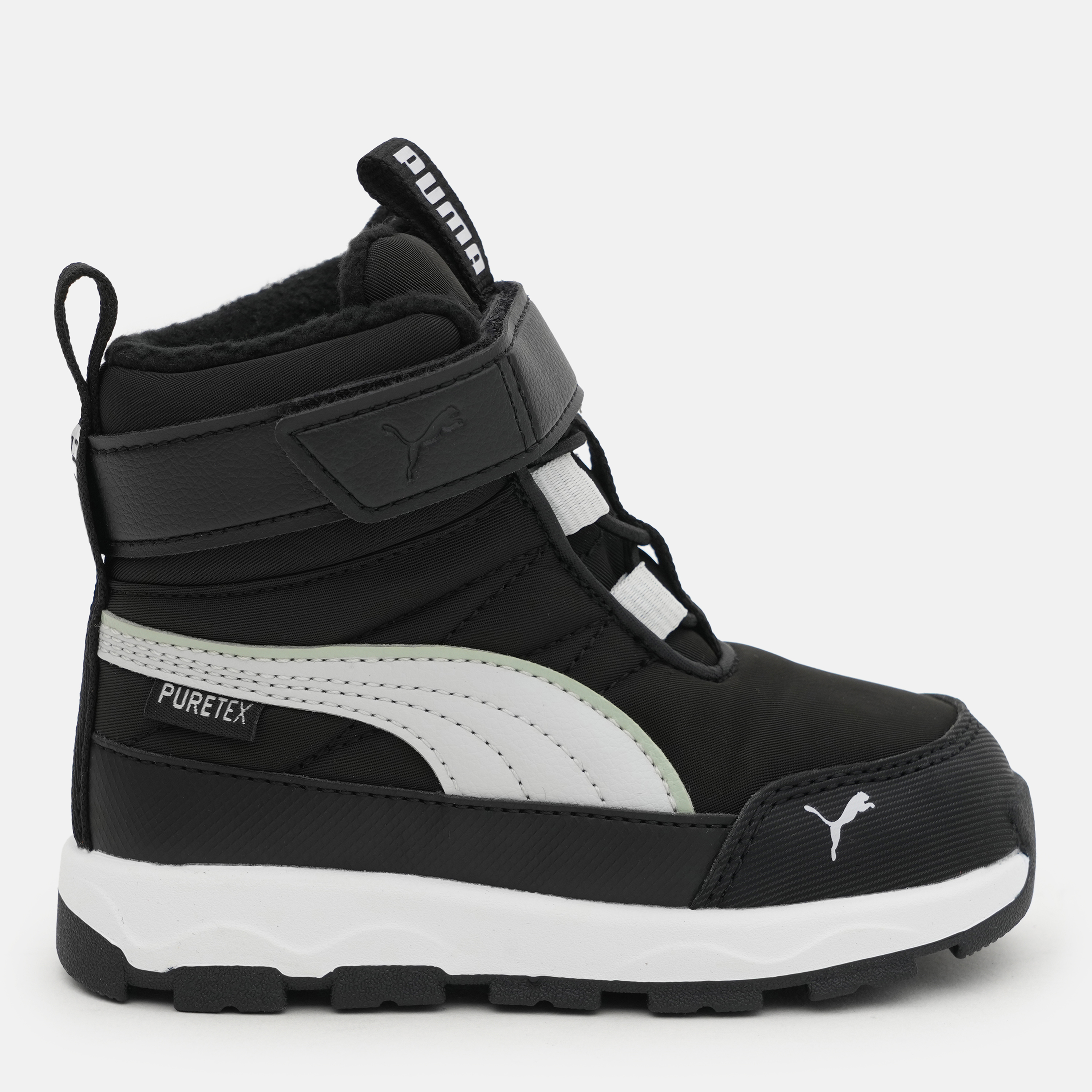 Акція на Дитячі зимові черевики для хлопчика Puma 39265002 22 Puma Black-Ash Gray-Puma White від Rozetka