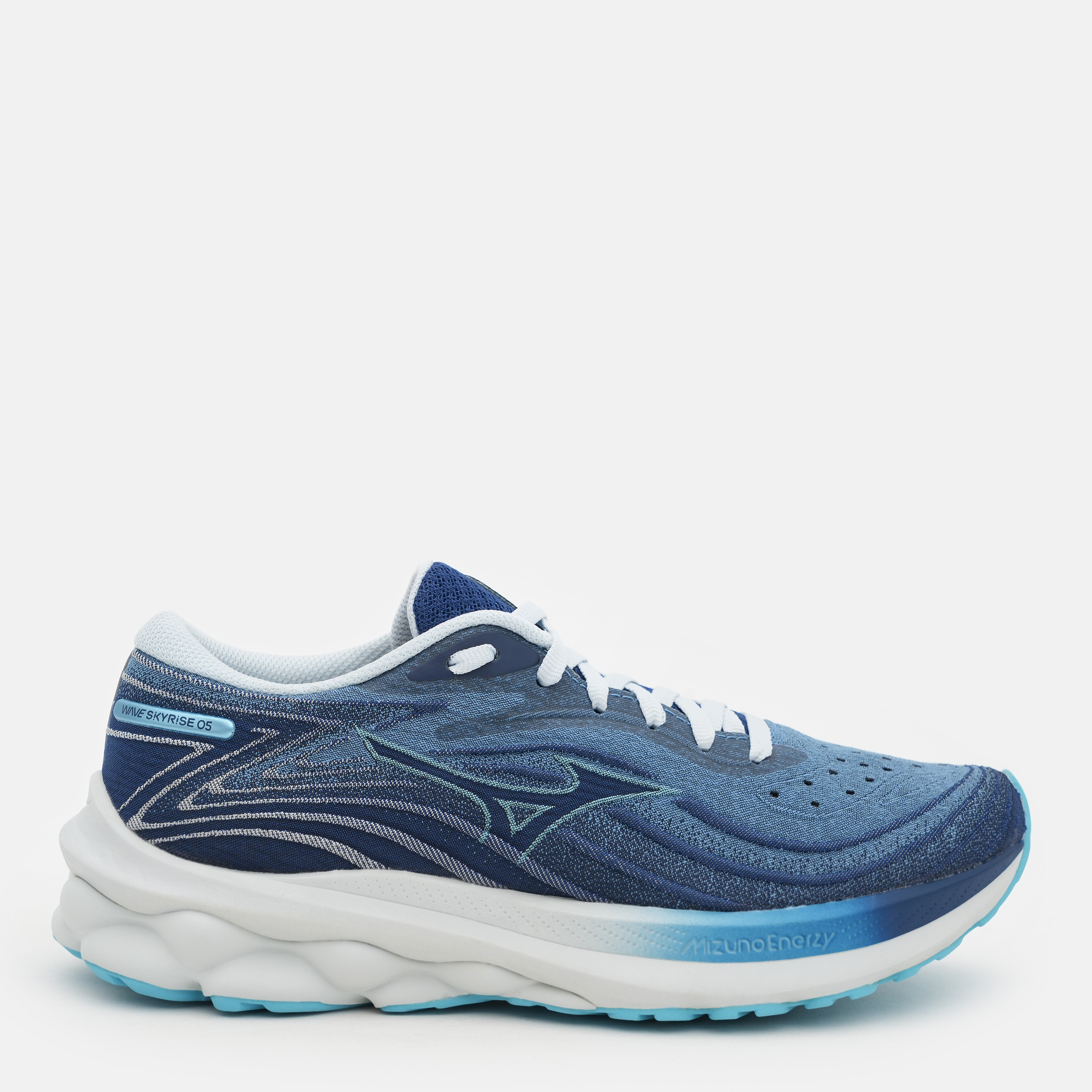 Акція на Жіночі кросівки для бігу Mizuno Wave Skyrise 5 J1GD240971 37 (4.5UK) 23.5 см Parisian Blue/River Blue/Estate Blue від Rozetka