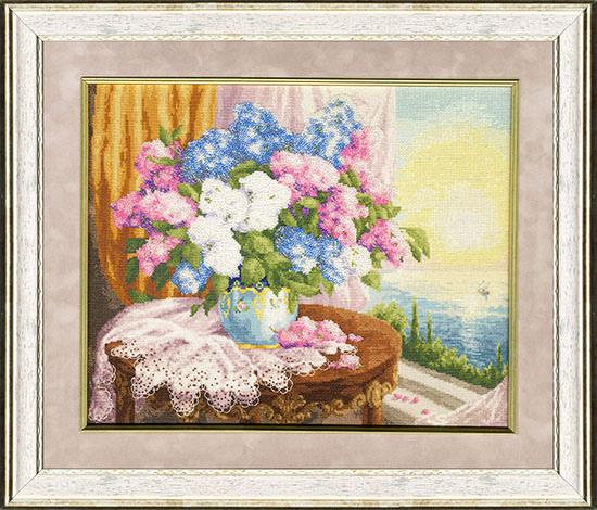 

Набор для вышивания Золотое руно Душистая сирень (ЛЦ-074)