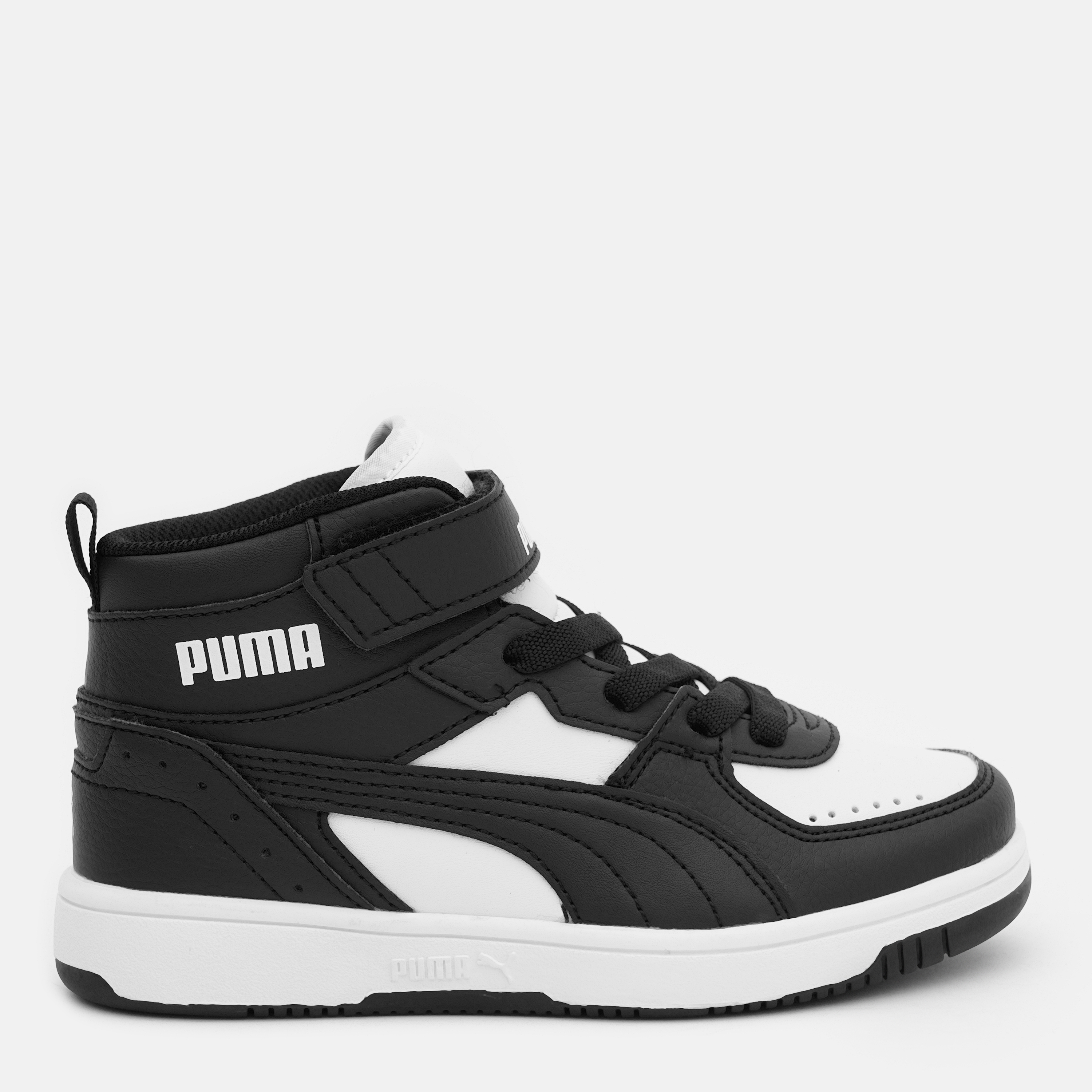 Акція на Дитячі демісезонні черевики для хлопчика Puma Rebound JOY AC PS 37468801 28 (10) Чорні від Rozetka