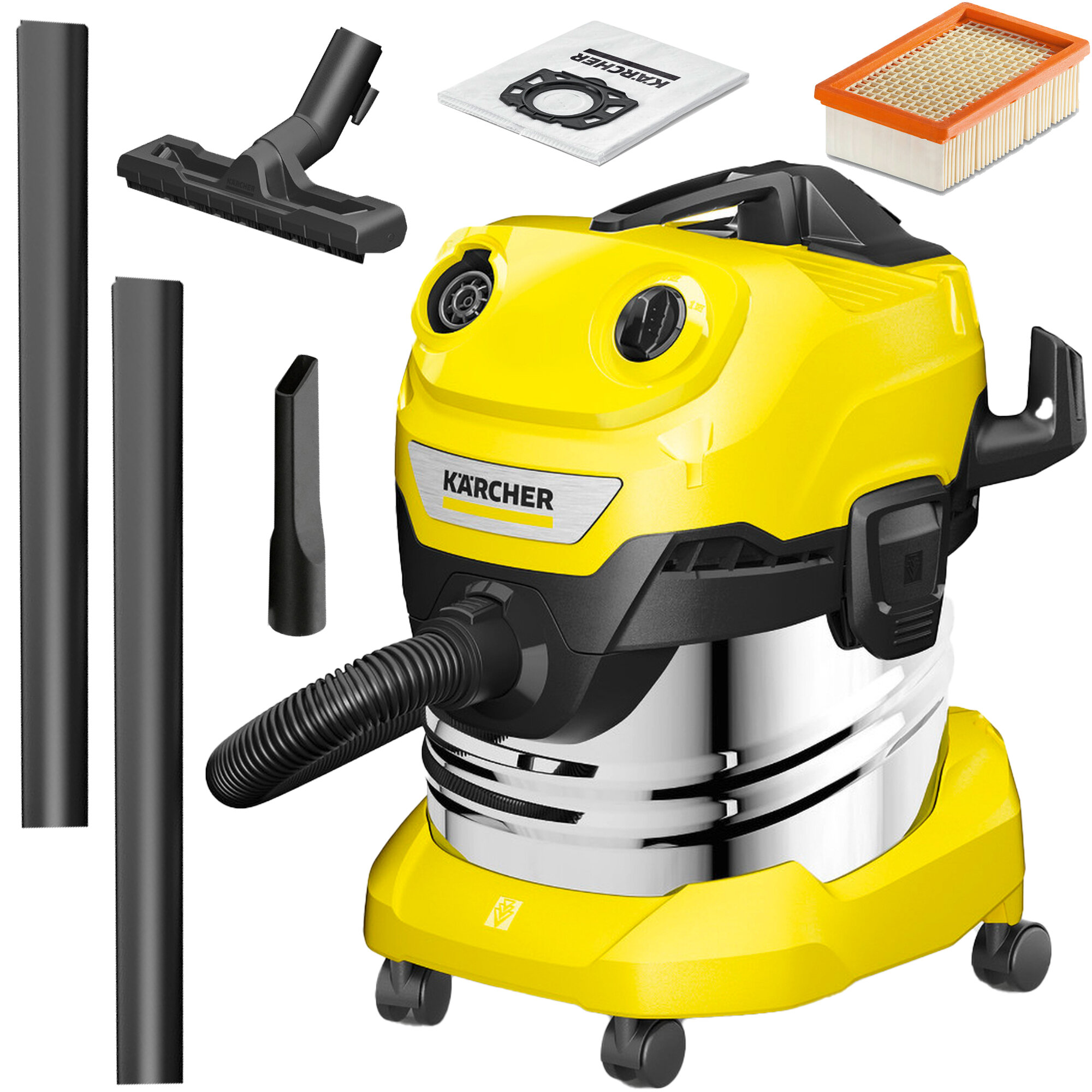 фото Профессиональный пылесос Karcher WD 4 S V-20/5/22 (1.628-260.0)