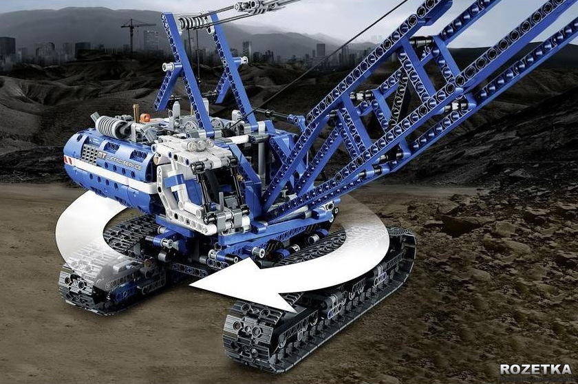 Lego technic best sale blue crane