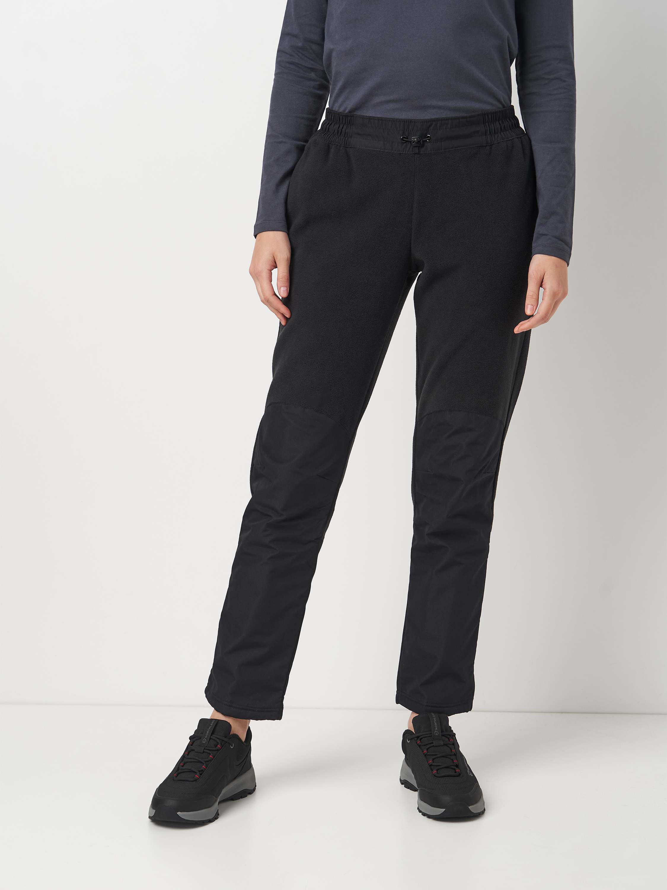 Акція на Спортивні штани на флісі жіночі Northland Women's trousers 130526-99 44 Чорні від Rozetka