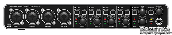 

Аудиоинтерфейс Behringer U-Phoria UMC404HD