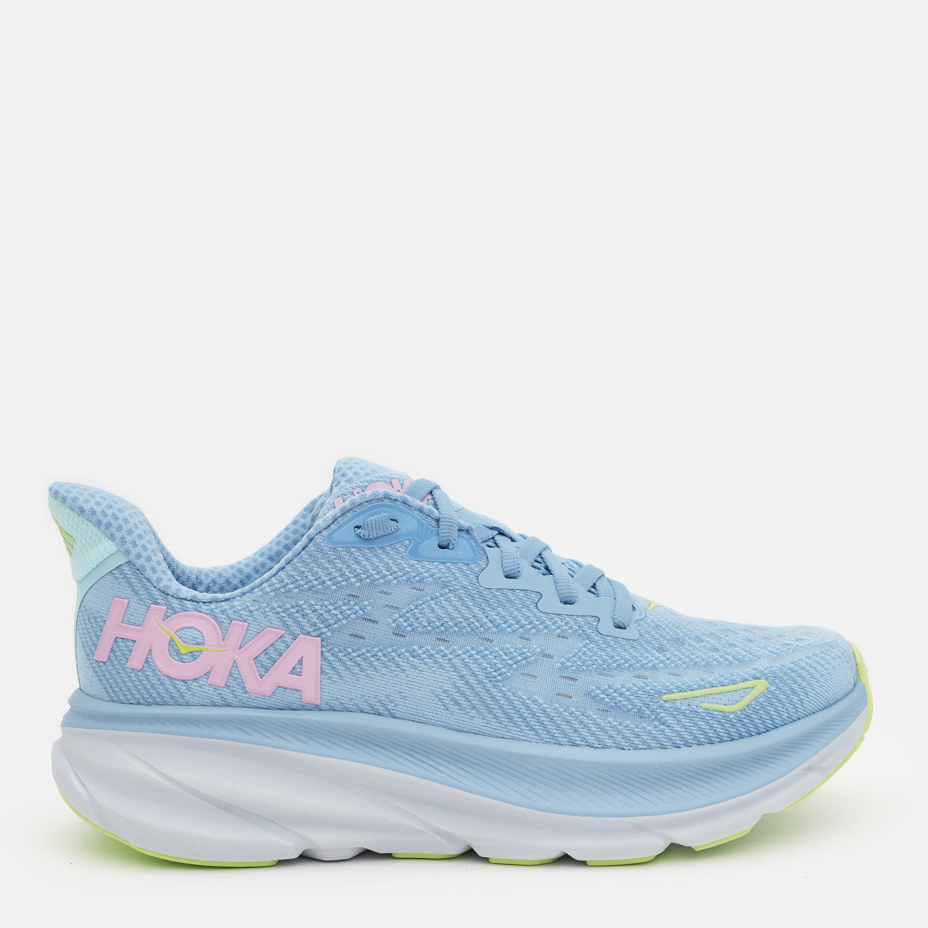 Акція на Жіночі кросівки для бігу HOKA ONE ONE W Clifton 9 1127896-DNK 36.5 (5.5US) 22.5 см Блакитні від Rozetka