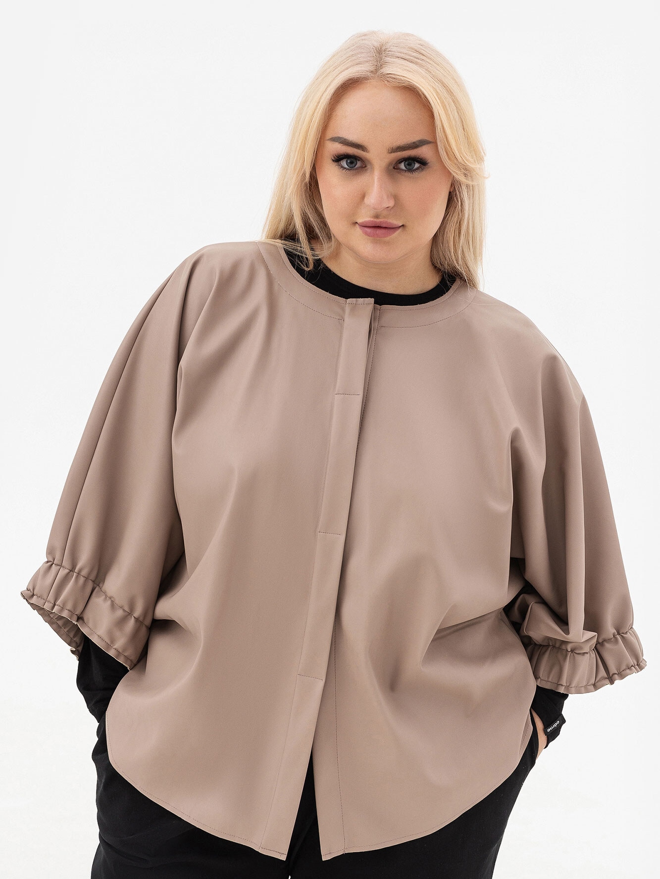 Акція на Кардиган жіночий Garne Lily 3042439 L-XL Бежевий від Rozetka