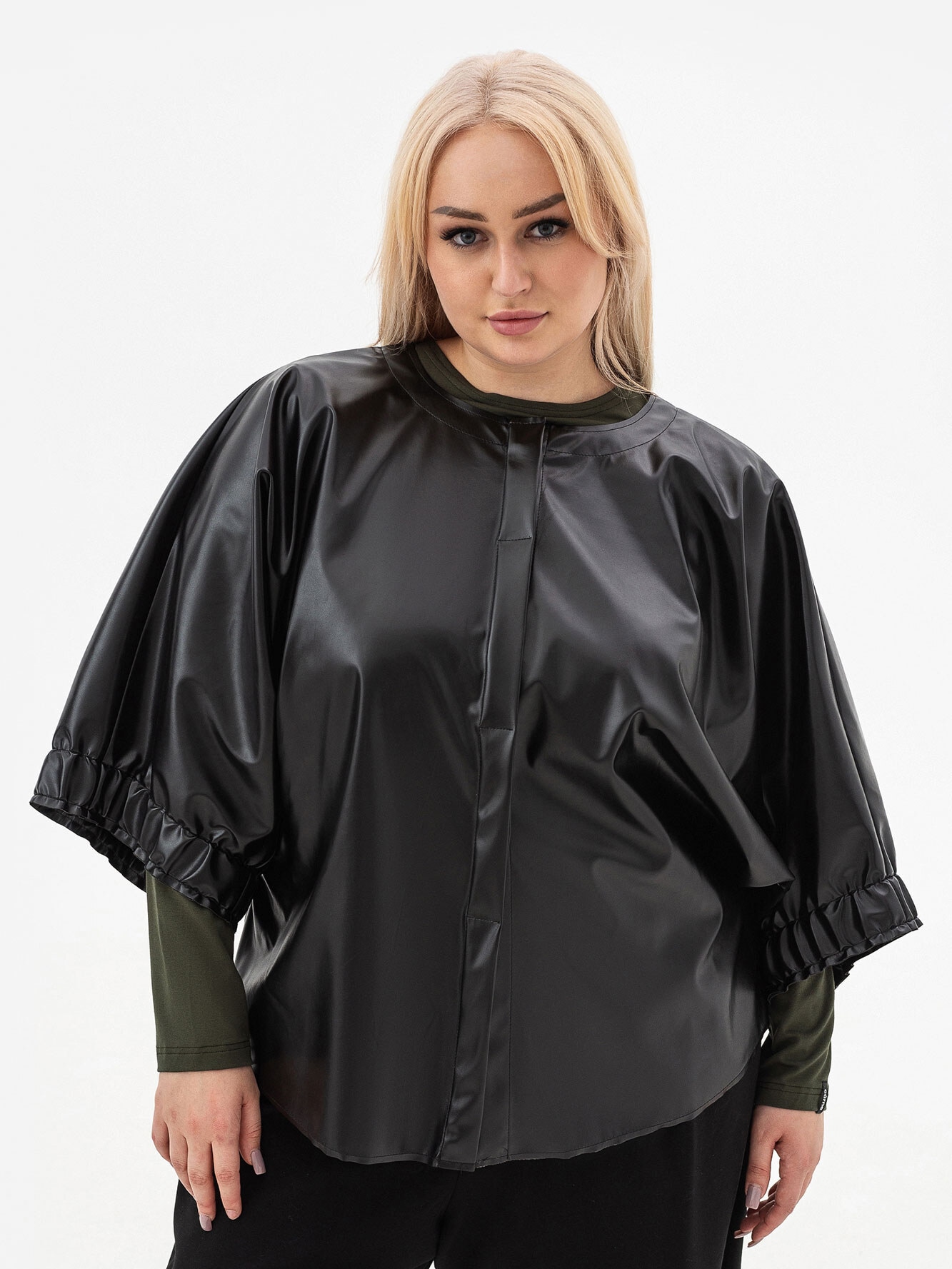 Акція на Кардиган жіночий Garne Lily 3042441 2XL-3XL Чорний від Rozetka