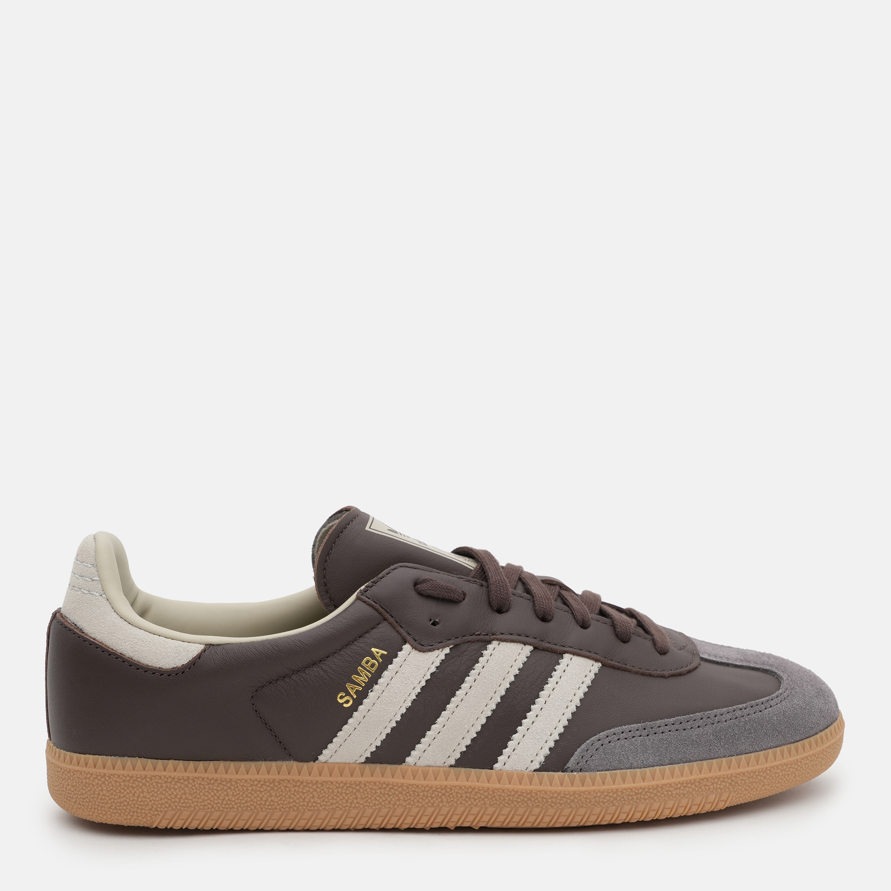 Акція на Чоловічі кеди низькі Adidas Samba Og ID1481 41.5 (7.5UK) 26 см Brown/Putgre/Goldmt від Rozetka