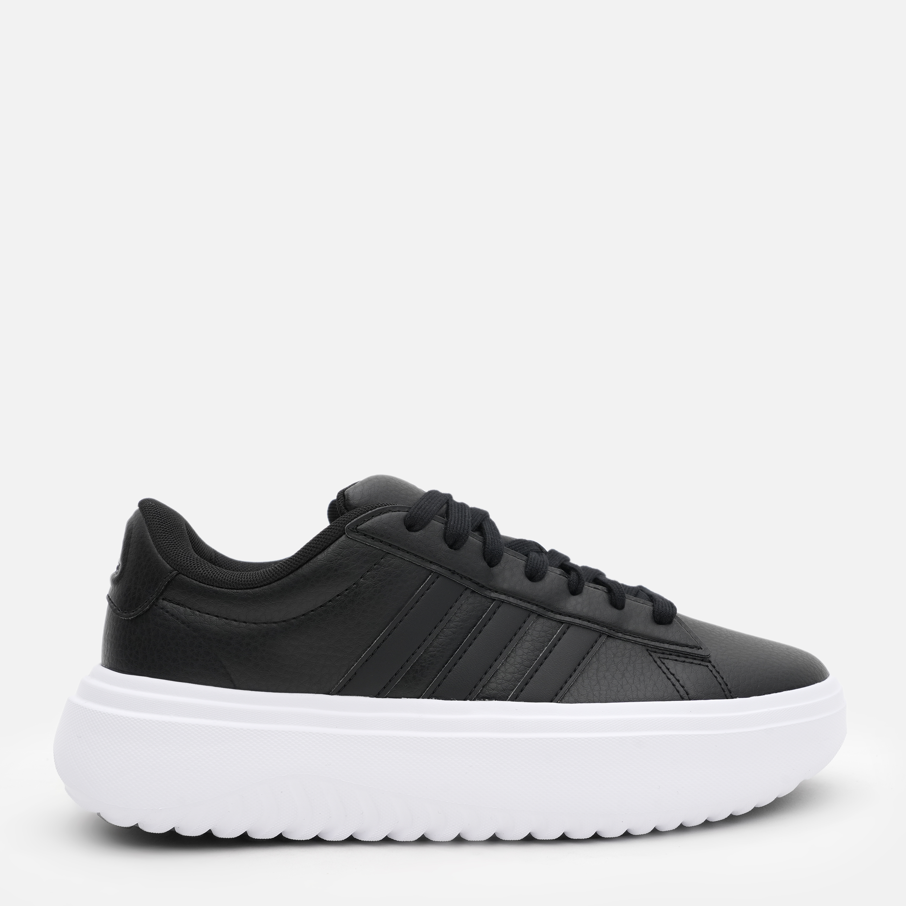 Акція на Жіночі кеди Adidas Grand Court Platform IE1093 38.5 (5.5UK) 24 см Cblack/Cblack/Carbon від Rozetka