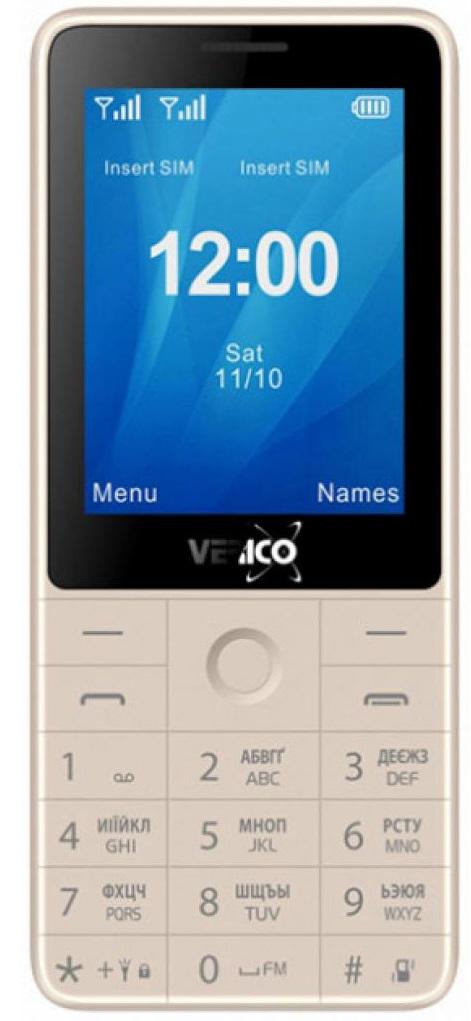 

Мобильный телефон Verico Qin S282 Gold