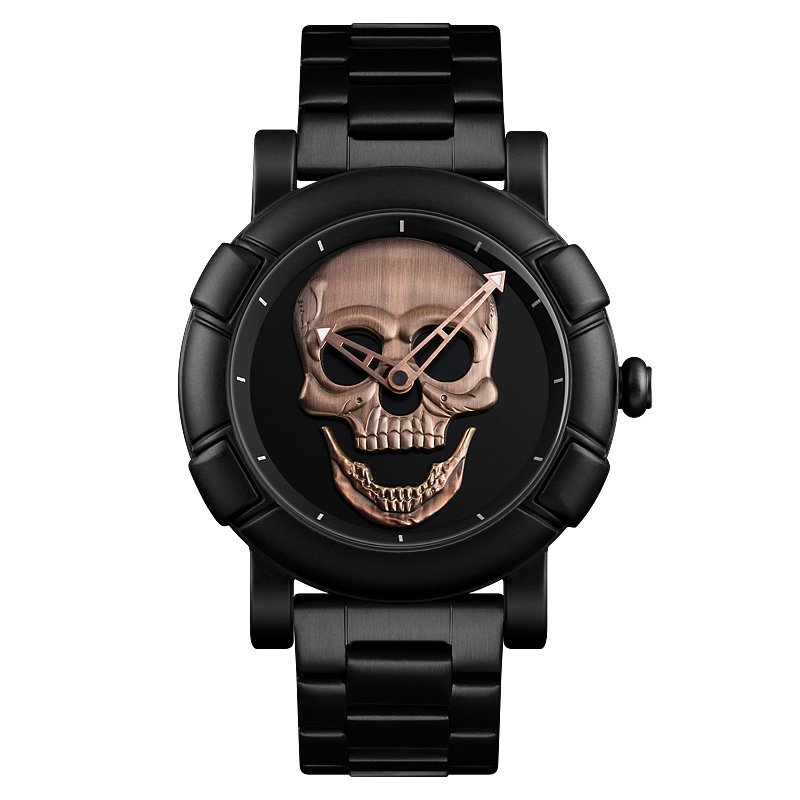 

Наручные часы Skmei 9178 Black-Cuprum мужские кварцевые + подарочная коробка