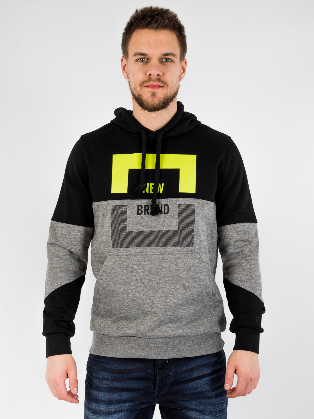 

Худи New Brand N05ER-02590  Черный, Худи New Brand N05ER-02590 M Черный