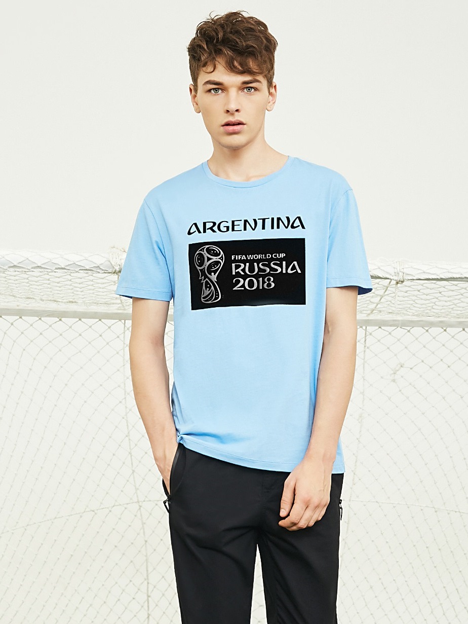 

Футболка Jack & Jones 218301545 M Голубой