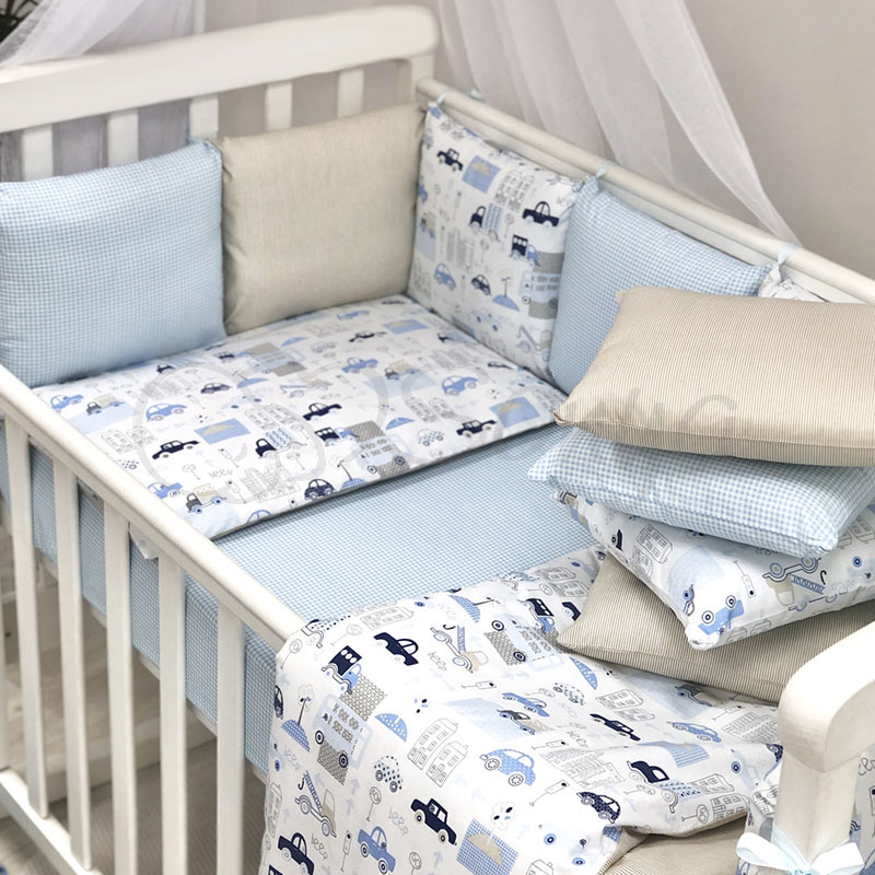 

Бортики в детскую кроватку Baby Design City