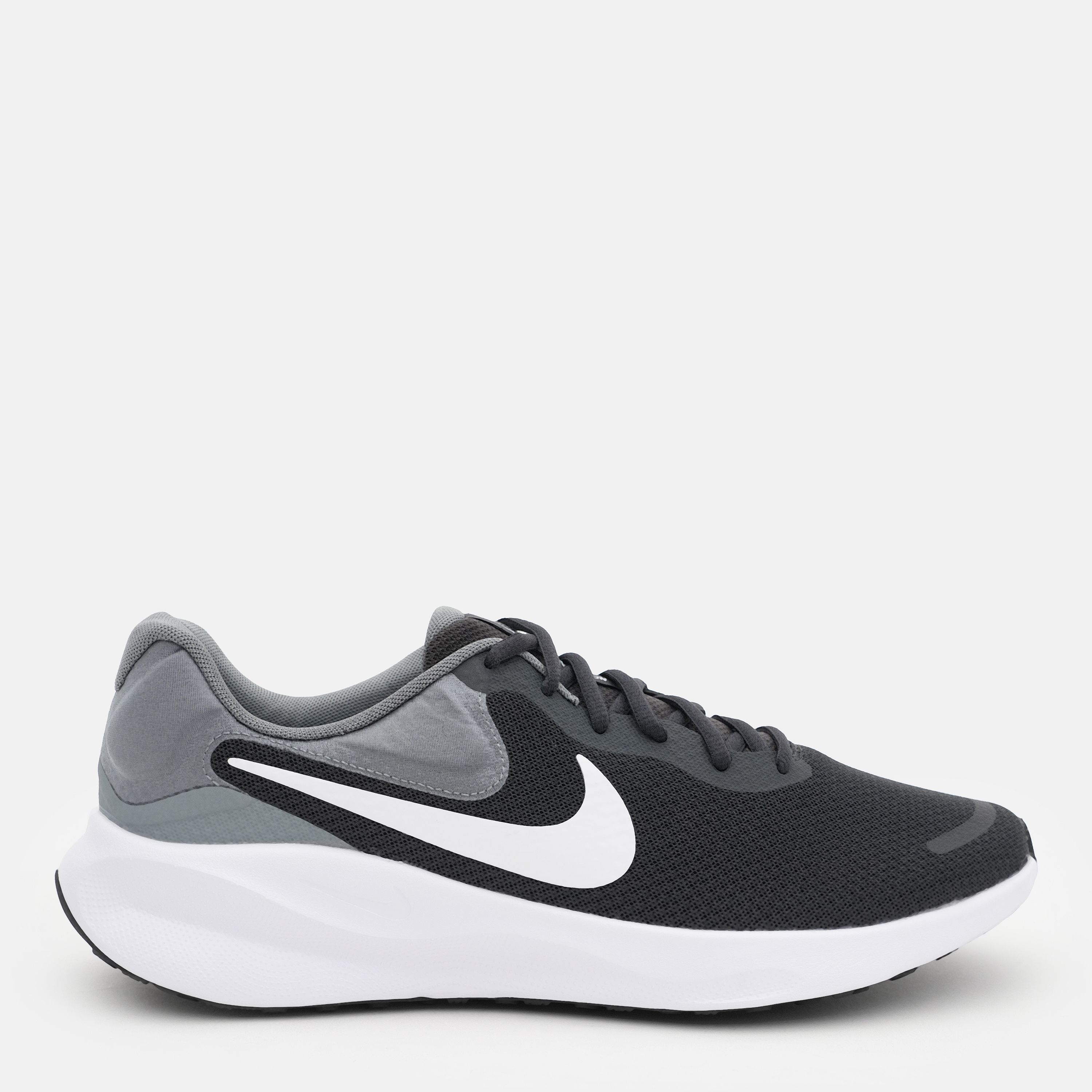 Акція на Чоловічі кросівки Nike Revolution 7 FB2207-007 45  29 см Чорні від Rozetka