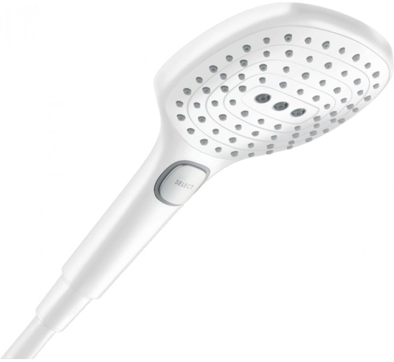 

Ручная лейка HANSGROHE Raindance Select E 120 3jet 26520700 белая