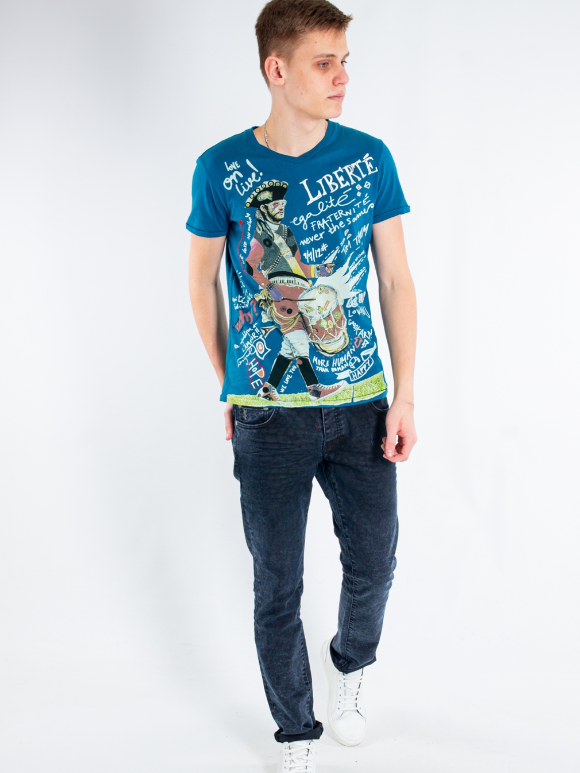 

Футболка Desigual 47t1453 M Синий