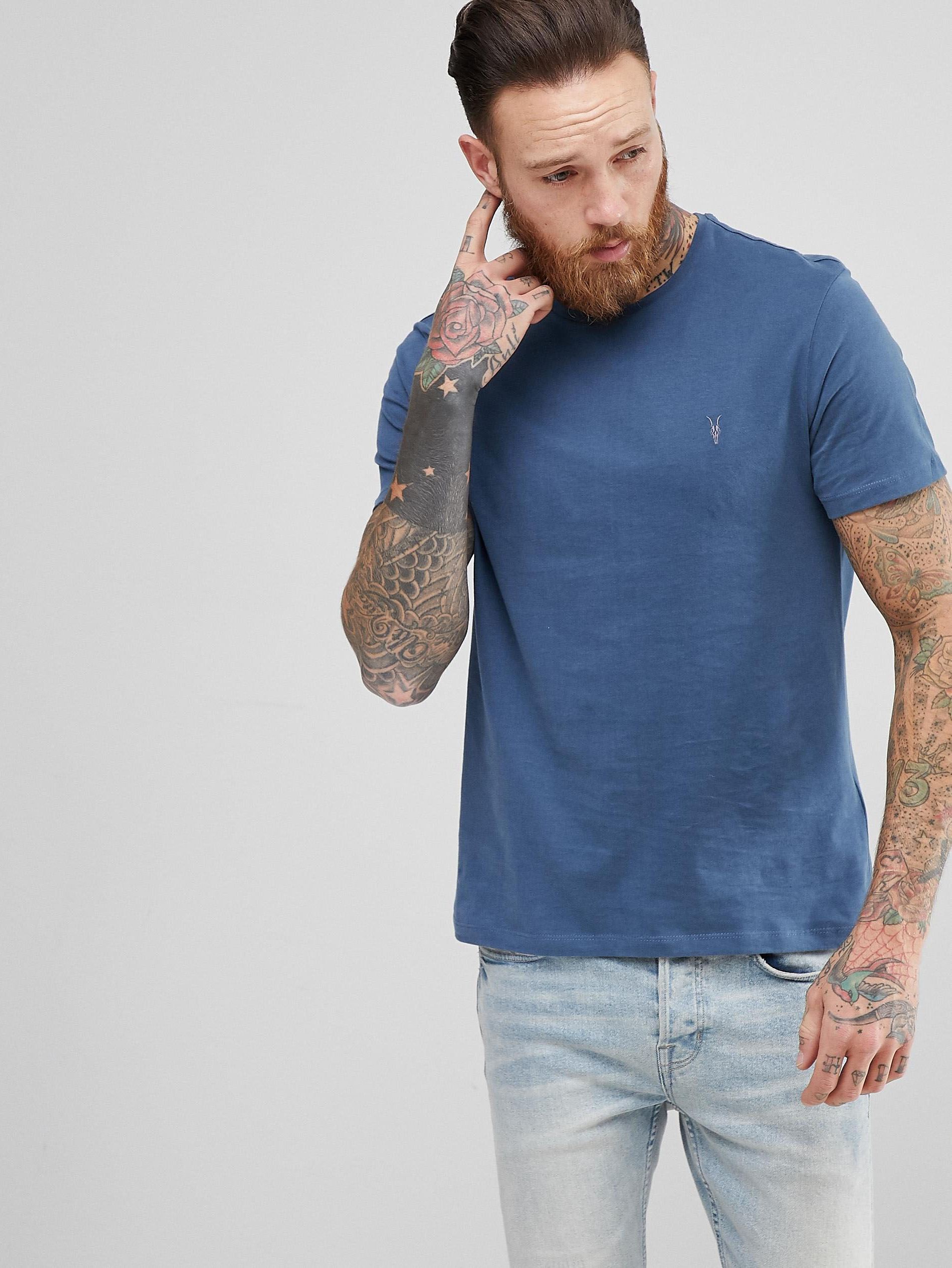 

Футболка AllSaints TonicSSCrew  Синий, Футболка AllSaints TonicSSCrew S Синий