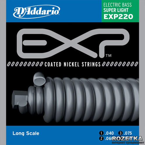 

D'Addario EXP220 Coated Nickel Super Light (40-95)