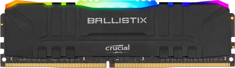 

Оперативная память Crucial DDR4-3600 16384MB PC4-28800 Ballistix RGB Black (BL16G36C16U4BL)