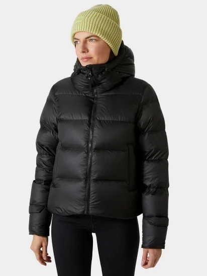 Акція на Куртка зимова коротка жіноча Helly Hansen 53818-990 M Чорна від Rozetka