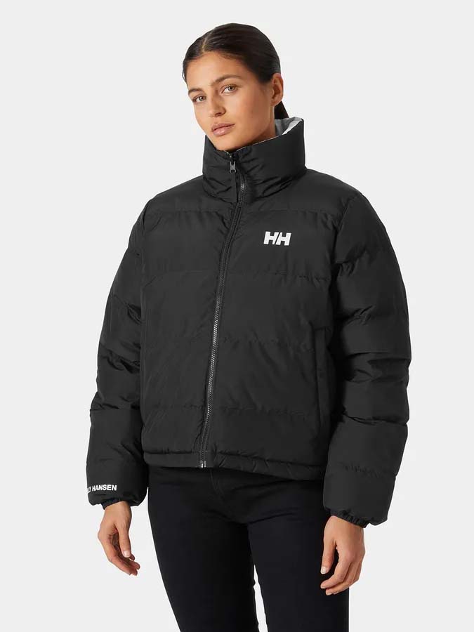 Акція на Куртка зимова коротка жіноча Helly Hansen 54061-990 S Чорна від Rozetka