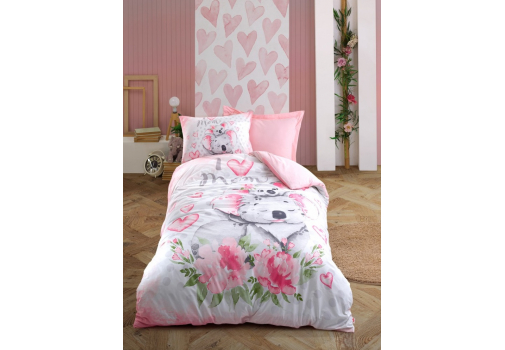 

Комплект постельного белья Cotton Box Koala 160x220 Разноцветный