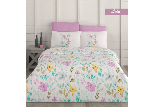 

Комплект постельного белья Majoli Lulu 200x220 Разноцветный