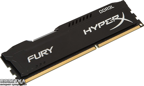 

Оперативная память HyperX DDR3L-1866 8192MB PC3-14928 FURY Black (HX318LC11FB/8)