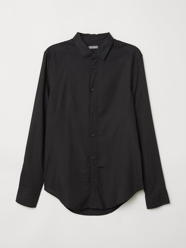 

Рубашка H&M 0512385 S Черный