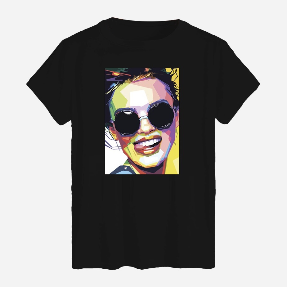 Акція на Футболка бавовняна довга чоловіча Likey Girl Pop Art M150-0135 3XL Чорна від Rozetka