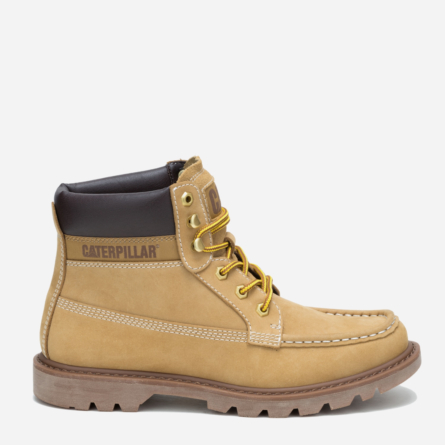 Акція на Чоловічі черевики Caterpillar (CAT) Colorado Moc Toe P726065 41 (8US/7UK) 26 см Коричневі від Rozetka