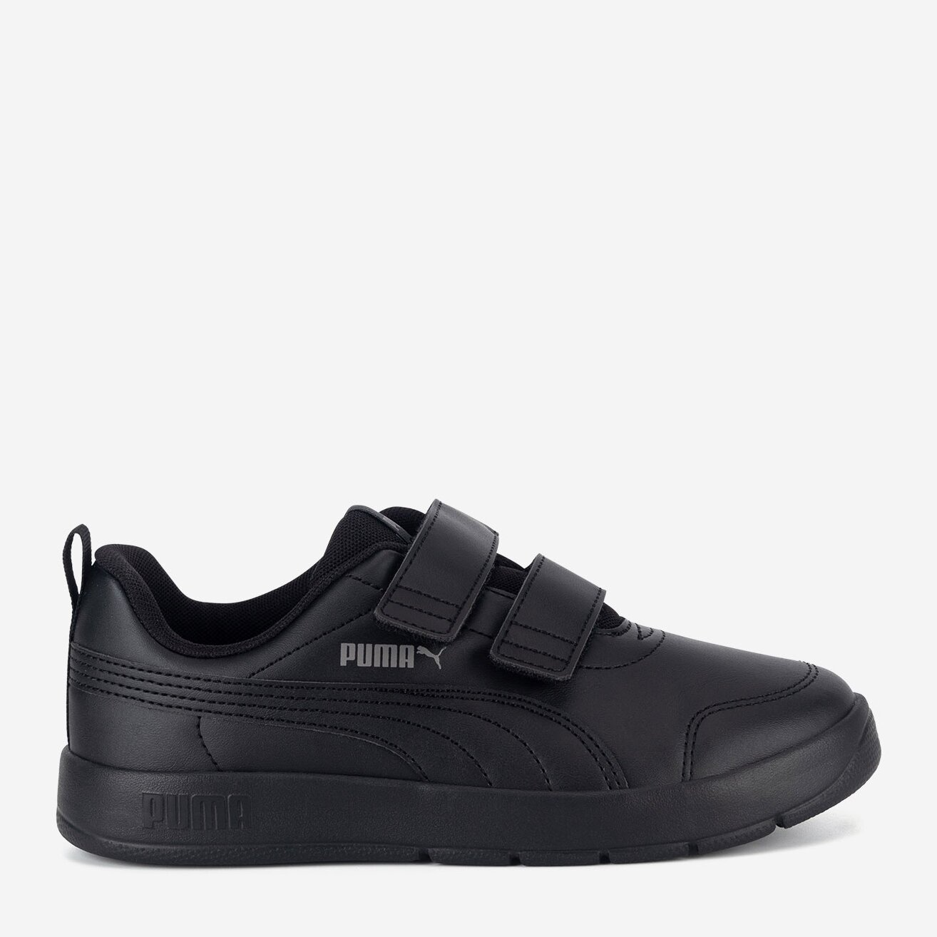 Акція на Дитячі кросівки для хлопчика Puma Courtflex V3 V PS 39764201 31.5 Black-Black-Cast Iron від Rozetka