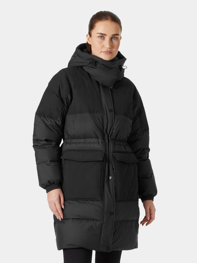 Акція на Куртка зимова довга жіноча Helly Hansen W Escape Down Coat 53574-990 S Чорна від Rozetka