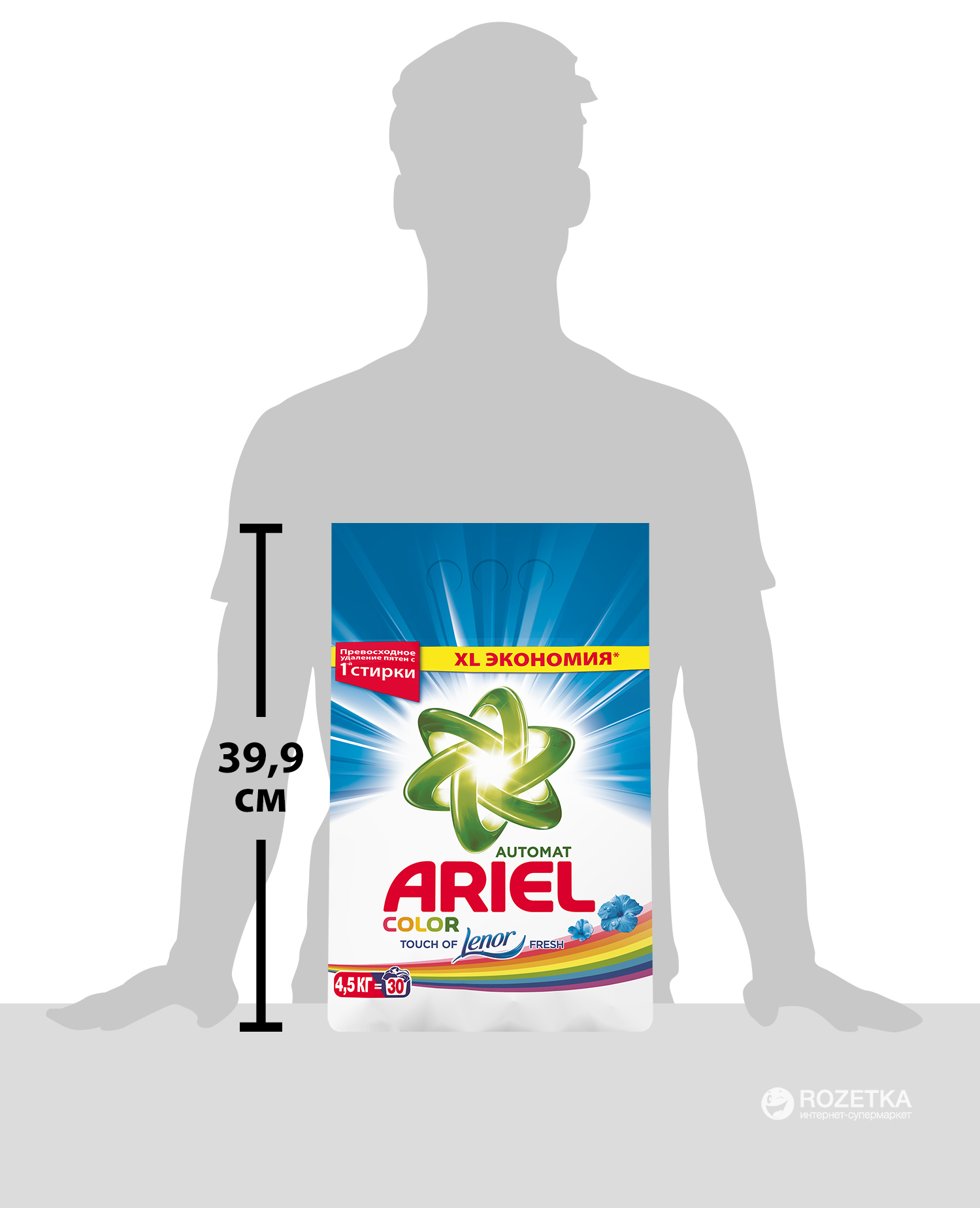 Стиральный порошок Ariel Lenor Fresh 2 в 1, 4,5 кг автомат (8040) купить в  Киеве и Украине по выгодной цене