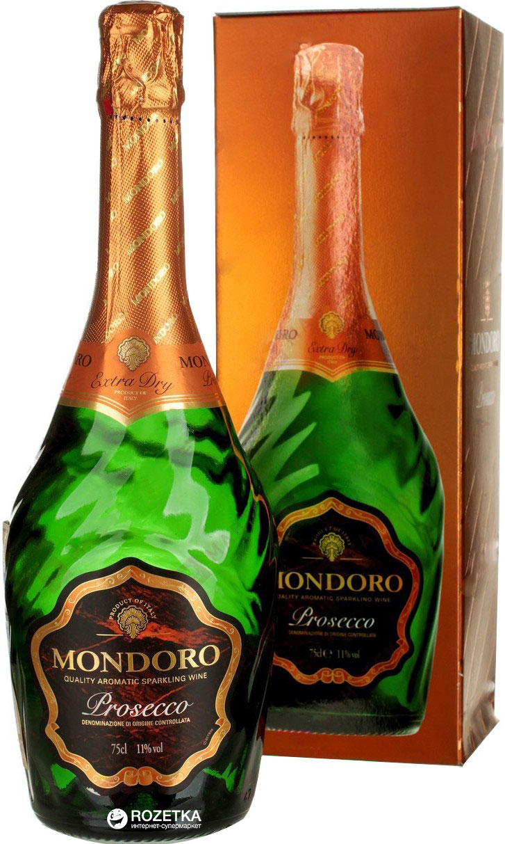 Вино ігристе Mondoro Prosecco біле сухе 0.75 л 11.5% (8004160228603 ...