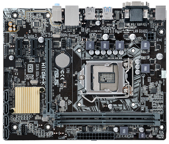 

Материнская плата Asus H110M-K (s1151, Intel H110, PCI-Ex16)